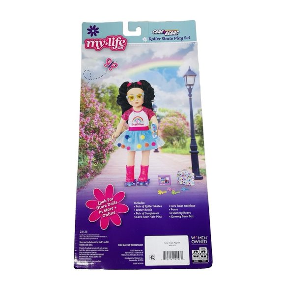 My Life As Care Bears Roller Skate Playset For 18 in Dolls 20 Pieces - Picture 6 of 7